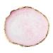 Nail Art Palette Stone Resin Nail Art Palette Nail Art Painting Mixed Color Palette Gold Edge Nail Gel Color Makeup Display Pink