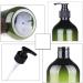 ASUDARO 4-Piece 300/500ml PET Lotion & Soap Dispenser Bottles - Fillable Pumping Bottles for Liquid Soap Shampoo Conditioner & Shower Gel - Hotel & Home Use - Black - Buy Online on GoSupps.com