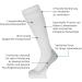 Safersox Sports Compression Stockings - White Size 39-42 | Enhance Performance & Recovery | International Shipping - Buy Online on GoSupps.com