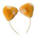 amangul Womens Animal for Ears Hair Hoop Pearl Headband Kitten Ears Hairband Halloween Party Hair Hoops Anime Cosplay Fancy(1)