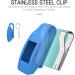 MoKo 2-Pack Soft Silicone Clip Holder for Fitbit Inspire/Inspire HR - Sky Blue & White - Buy Online on GoSupps.com