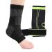 Ankle Support Brace 1 Pair Adjustable Ankle Brace Breathable Support for Running Basketball Sprain Ankle Wrap for Men Women and Children (Black X-Large) X-Large Black