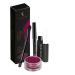 STAY GOLDEN COSMETICS Mysteria Glitter Lip Kit Long Lasting Up to 10 Hour Wear Transfer Proof and Smudge Proof 3 fl.oz. Fuchsia