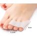 Jinlanshop 4-Piece Silicone Toe Spreader & Separator - Universal Size White Protector for Small Toes | Prevent Overlapping - Buy Online on GoSupps.com