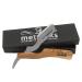 Professional Straight Single Edge Shaving Razor with Wooden Handle & Leather Travel Pouch - R-935 | International Shipping Available - Buy Online on GoSupps.com