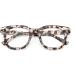 Kokobin Oversized Anti-Blue Light Reading Glasses for Women - Stylish Gray Leopard Square Frame (3.5 Diopters) | Fashionable Computer Glasses - Buy Online on GoSupps.com