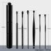 6 Pcs Ear Cleaner Wax Removal Tool Kit with Key Ring - Cylinder/Black | Ear Pick Earwax Removal Set - Buy Online on GoSupps.com