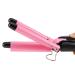 Portable 3 Barrel Ceramic Hair Curling Iron - Temperature Adjustable Wave Iron Wand for DIY Curly Hair Styling (22mm) - Buy Online on GoSupps.com