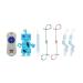 Myvikcar Remote & Robot Teethers + 2PCs Silicone Toy Safety Straps