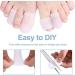 20 Pieces Silicone Toe Caps - Soft Gel Toe Protectors for Bubbles Chicken Eyes & Hammer Toe - Buy Online on GoSupps.com