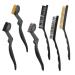 Solust cleaning tool 6-part wire handle brush set toothbrush set cleaning sets cleaning tools copper wire brush stainless steel welding brush bristles antistatic