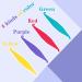30 Pcs Multicolored Dental Elastic Rubber Bands Placers for Braces - Orthodontic Disposable Plastic Placers - Buy Online on GoSupps.com