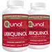 Qunol Mega Ubiquinol Coq10 100mg, Superior Absorption, Patented Water and Fat Soluble Natural Supplement Form of Coenzyme Q10, Antioxidant for Heart Health, 60 Softgels, Pack of 2 120.0 Servings (Pack of 2)