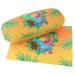 Paule & Knopf Summery hard case in orange with turtle motif and matching microfibre cloth