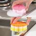 Sponges Scouring Pads 5pcs Flower Shape Sponge Brush Tableware Glass Wash Dishes Sponge Kitchen Home Christmas Cleaning Tool Random Color - Buy Online on GoSupps.com