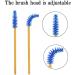 Blue 300 Pack Lash Mascara Eyelash Brushes For Extensions Premium Eye Brow Brush Makeup Applicators Tool Set - Buy Online on GoSupps.com