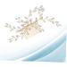 FRCOLOR Bridal Headpiece Wedding Hair Accessories Bridal Headdress Bridal Hair Accessories White Comb Bride - Buy Online on GoSupps.com