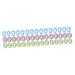 Balacoo 45 Rolls Lash Tape Eyelash Under Eye Patch Lash Adhesive Tape Lash Mapping Stickers Fabric Tape for Eyelash Fabric Eyelash Tape with Hole Extension Belt Non-Woven Fabric