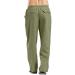 Men's Linen Beach Pants - Casual Loose Fit Lightweight Elastic Waist Trousers - Army Green - Buy Online on GoSupps.com