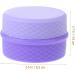HOMSFOU 3 Sets Cream Box Refillable Cream Jars Makeup Cream Jar Durable Cream Storage Jar Cosmetic Jar with Spoon Silicone Makeup Containers Silica Gel Travel Purple Care Storage Box - Buy Online on GoSupps.com