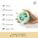 Honey Belle Natural Loofah Soap Bar 2-Pack - Refreshing Exfoliating Soap with Peppermint & Eucalyptus | Eco-Friendly & Paraben-Free - Buy Online on GoSupps.com