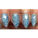Bluesky Gel Nail Polish Blue Green White Pink and Silver GLITTER FAIRY LIGHTS CHRISTMAS FESTIVE COLOR BSH061 Requires Drying Under UV or LED Lamp - Buy Online on GoSupps.com