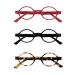 Look Drei Reading Glasses Model Charlie Men Women Ultralight. Red Black Speckled 3 Diopters