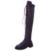 Women Overknee boots High boots with block heel Elegant Socktk chen Winter boots Women High Heels Lang Boots Elegant Shoes Comfortable Winter Warm Women's Shoes Long -Fool 40 EU Violet