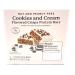 Cookies & Cream Crispy Protein Bar - Gluten-Free Peanut-Free No Artificial Flavor or Colors 5ct On the Go Snack Snacking Candy Food Post Workout Gym Treat bg 9.7oz Box