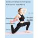 Buy Squat Stretching Band Set - Yoga Resistance Circle & Fitness Elastic Bands in Light Pink Deep Pink Rose Red & Purple | Unisex | International Shipping - Buy Online on GoSupps.com