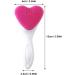 Angoily Love Cleansing Brush Face Scrub Manual Face Wash Brush Face Massaging Brush Skin Care Face Brush Heart Facial Cleaning Brush Manual Facial Washing Brush Handheld Scrubber - Buy Online on GoSupps.com