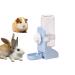 Mcgogo Rabbit Water Bottle, Guinea Pig Water Bottle,17oz Hanging Fountain Automatic Dispenser No Drip Water Bowl for cage Blue