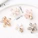 Crystal Hair Clips Five Petals Flower Hair Pins Fashion Hair Barrettes Decorative Bling Hair Accessories for Girls Women Ladies(5 Pcs) - Buy Online on GoSupps.com