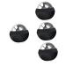Tovinanna 4 pieces stainless steel massage ball body massage device portable massage ball muscle reduction massager Face massager Foot massager ice massage device removable fitness