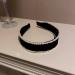 Wiwpar Wide Beaded Headband - Elegant Black Beads Hair Hoop for Women and Girls - Buy Online on GoSupps.com