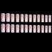 RikView Gradient French Acrylic Press on Nails - Nude Coffin Pink Glossy Square Fake Nails - Buy Online on GoSupps.com