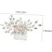 DOITOOL Bridal Headwear Bridal Side Comb Side Hair Comb Hair Pin Hair Comb for Bridal Bun Hair Comb Bridal Hair Comb Decorative Hair Comb Hair Clip Bride Pearl White Wedding Wig - Buy Online on GoSupps.com
