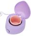 Mini wake-up warmer silicone inner pot easy to clean heart-shaped mini wax warmer for beauty salon for hair removal (EU plug 220V)