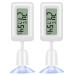lxuebaix 2pcs Mini Digital Hygrometer Thermometer for Monitoring Vivarium and Incubator Environments with Accurate Measurements