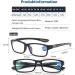 Eyglajdd TR90 Rectangle Two-Tone Reading Glasses - 3 Pack Gray-Blue-Red Blue Light Blocking 2.5x Reading Aid - International Shipping Available - Buy Online on GoSupps.com