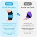 Newgo Fleece Ankle Cooling Pads & Cuff | Pain Relief for Injuries & Swelling | Ice Cold Ankle Cooling Belt & Socks in Light Blue - Buy Online on GoSupps.com