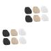 NOLITOY 12 Pairs High Heels Forefoot Pad Foot Pads for Leather Shoes Forefoot Cushions Pads Shoe Inserts for Heels Forefoot Pads Ball Gel Insoles Support Comfortable Half Size Pad Gel