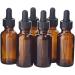 Beaupretty 15 Pack Brown LAS Drip Bottles - Empty Essential Oil Droppers Amber Travel Bottles - Perfect for DIY & Home Use - Buy Online on GoSupps.com