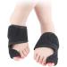 Healeved Bunion Toe Separators Kit - 2 Pairs | Pain Relief & Toe Alignment | Hammer Toe Corrector & Bunion Protector | Black Valgus Toe Sleeve Set - Buy Online on GoSupps.com