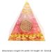 Pink Moonstone Crystal Orgone Pyramid - Energy Tower for Chakra Healing with Flower of Life Design - Handcrafted Orgonite Jewelry - Buy Online on GoSupps.com