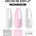 Acrylic Nail Kit for Beginners - White Pink Clear Acrylic Powder and Liquid Set for Nail Extension and Carving - Includes Acrylic Nail Brush - Perfect for Home Use - Buy Online on GoSupps.com