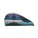 Lake and Sunset Coral Velvet Dry Hair Cap Perfect for Home Travel Pool Parties Beaches Baths and More