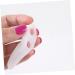Silicone Gel Pinky Pads 2pcs Set - Anti-Hammer Protectors & Universal Separators for Bunions - Comfortable Straightener Cushions for Little Tailors - White Gel for Curly Hair - Buy Online on GoSupps.com