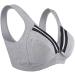 AYNEFY Nursing Bra - Lightly Padded Cotton for Breastfeeding & Pregnancy (XL Gray) | Prevents Sagging International Shipping Available - Buy Online on GoSupps.com