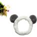 2PCs Panda Ear Hair Bands for Women & Girls - Stylish Makeup & Shower Accessories (Black & Gray) - Buy Online on GoSupps.com